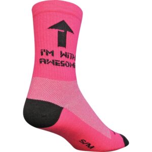 sockguy crew 6in awesome cycling/running socks (s/m)