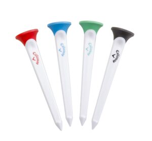 callaway par-tee plastic golf tees, assorted, pack of 4