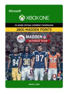 madden nfl 17: mut 2800 madden points pack - xbox one digital code