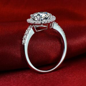 TenFit Jewelry Wedding Ring for Women Silver Ring Engagement Diamond Ring,Size 6