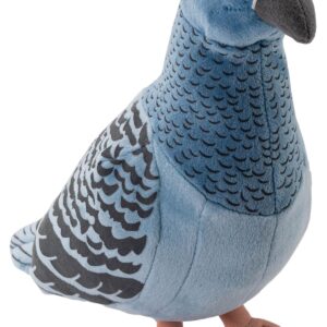 Carl Dick Dove, Pigeon blue 8 inches, 24cm, Plush Toy, Soft Toy, Stuffed Animal 3299