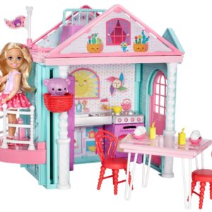 Barbie Club Chelsea Two-Story Playhouse Playset and Teddy Bear