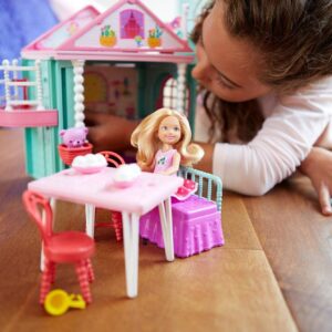 Barbie Club Chelsea Two-Story Playhouse Playset and Teddy Bear