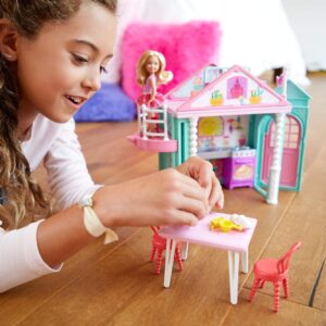 Barbie Club Chelsea Two-Story Playhouse Playset and Teddy Bear