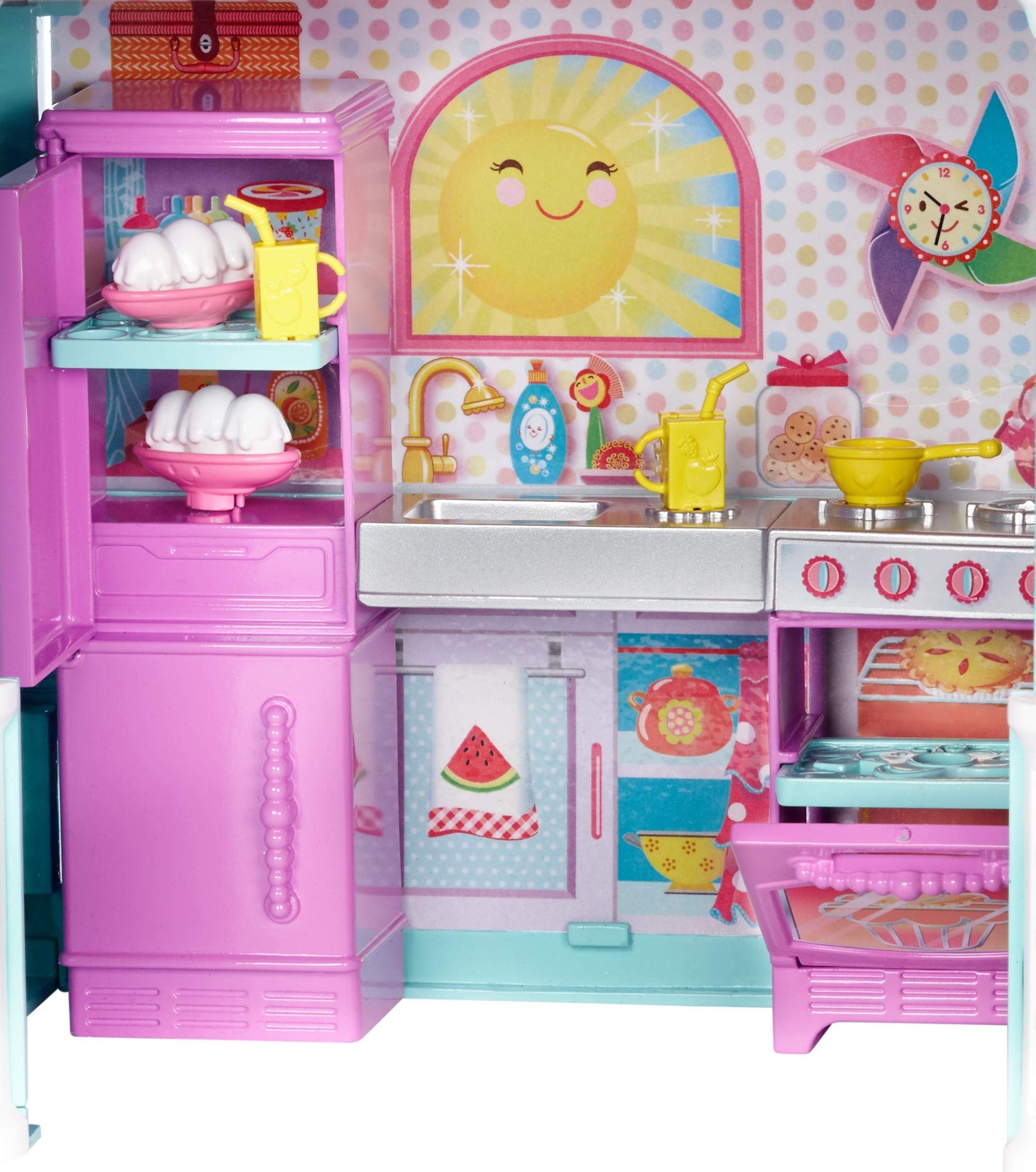 Barbie Club Chelsea Two-Story Playhouse Playset and Teddy Bear