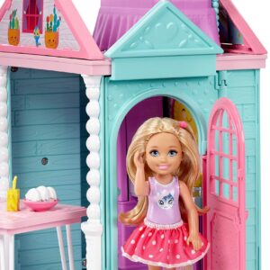 Barbie Club Chelsea Two-Story Playhouse Playset and Teddy Bear