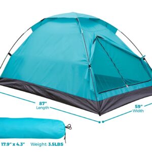 Alvantor Camping Tents Outdoor Travelite Backpacking Light-Weight Family Dome Tent 2 Person 2 Season Hiking Fishing Instant Portable Shelter Gift Easy Set-Up 86"*59"*46"