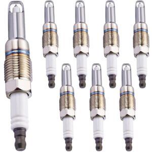 ENA Set of 8 Platinum Spark Plug Compatible with Ford Lincoln Mercury Expedition Explorer F150 F250 F350 F450 F550 Mark Navigator Mountaineer 4.6L 5.4L 6.8L V8 V10 Replacement for ‎PZT14F SP515 SP546