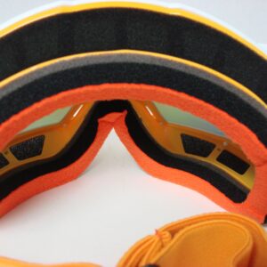 Motocross UTV ATV Dirt Bike Off-road Ski Snowboarding Goggles Stylish Colorful (Orange)