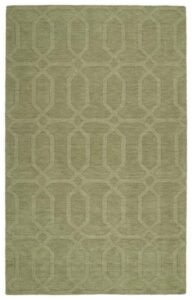 kaleen rugs imprints modern collection ipm03-59 sage hand tufted rug, 5' x 8'