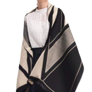 Jeelow Winter Scarf Scarfs For Women, Cashmere Like Blanket Scarf Pashmina Shawls And Wraps Scarves (Abstract)