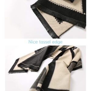 Jeelow Winter Scarf Scarfs For Women, Cashmere Like Blanket Scarf Pashmina Shawls And Wraps Scarves (Abstract)