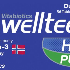 Vitabiotics Wellteen Him Plus Omega-3 - Maximum Nutritional Support for Teenagers and Young Men Ages 13-19 - 56 Tablets and Capsules