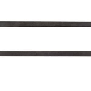 Richelieu Hardware BP9466320900 Sheffield Collection 12 5/8-inch (320 mm) Center-to-Center Matte Black Traditional Rectangular Pull Handle for Barn Doors, Cabinets, Drawers, and Furniture