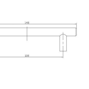 Richelieu Hardware BP205108195 Roosevelt Collection 4 1/4-inch (108 mm) Center-to-Center Brushed Nickel Modern Cabinet and Drawer Bar Pull Handle for Kitchen, Bathroom, and Furniture