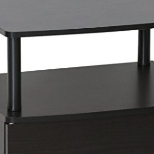 Furinno Jaya End Table, One, Black Wood