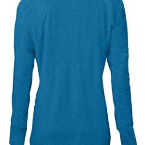 Mizuno mens Hitters Pullover, Heathered Diva/Columbia Blue, XX-Small