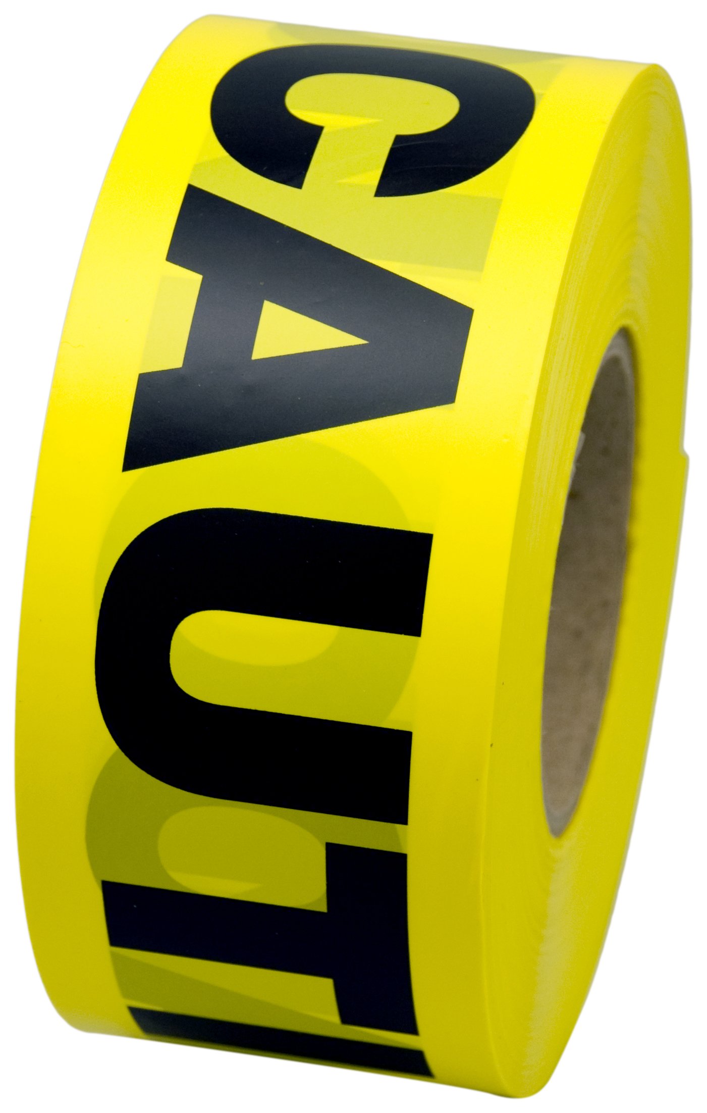 INCOM Manufacturing: Yellow CAUTION Tape Barrier- Safety Warning Tape, 3 Inch x 1000 Feet, (76.2 Millimeters x 304.8 Meters)