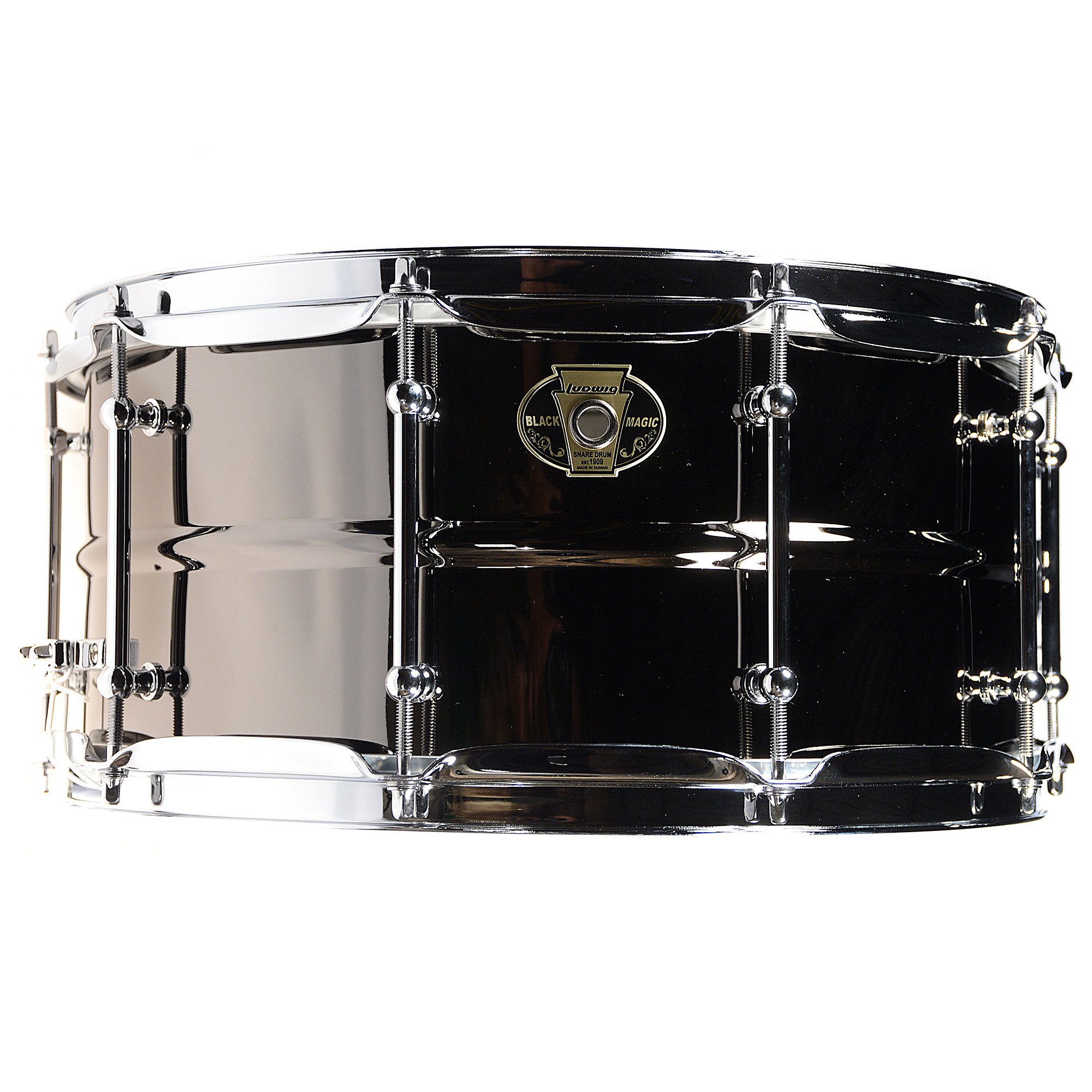 Ludwig LU6514C Universal Black Brass Snare Drum 6.5x14"