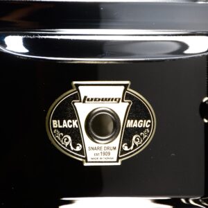 Ludwig LU6514C Universal Black Brass Snare Drum 6.5x14"