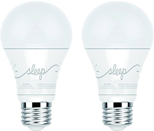 C by GE A19 C-Sleep Smart LED Light Bulb by GE Lighting, 2-Pack, Works with Alexa