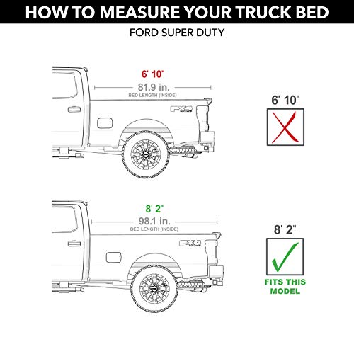 RealTruck TruXedo TruXport Soft Roll Up Truck Bed Tonneau Cover | 279601 | Fits 2017 - 2024 Ford F-250/350/450 Super Duty 8' 2" Bed (98.1")