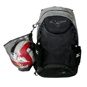 Mizuno Mesh Volleyball Bag, Black