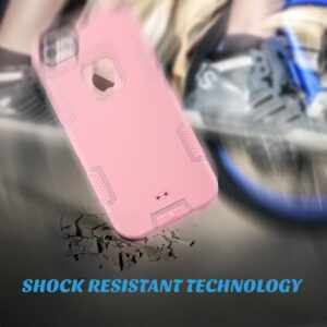 ULAK iPhone 5S Case, iPhone 5 Case, iPhone SE Case (2016 released), Heavy Duty Shockproof Sport Rugged Drop Resistant Dustproof Protective Cover for iPhone 5/5S/SE, Rose Gold-Not fit iPhone SE 2nd 3rd