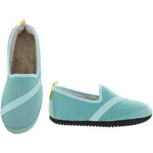 fitkicks active slippers for women (small: 5.5-6.5, turquoise)