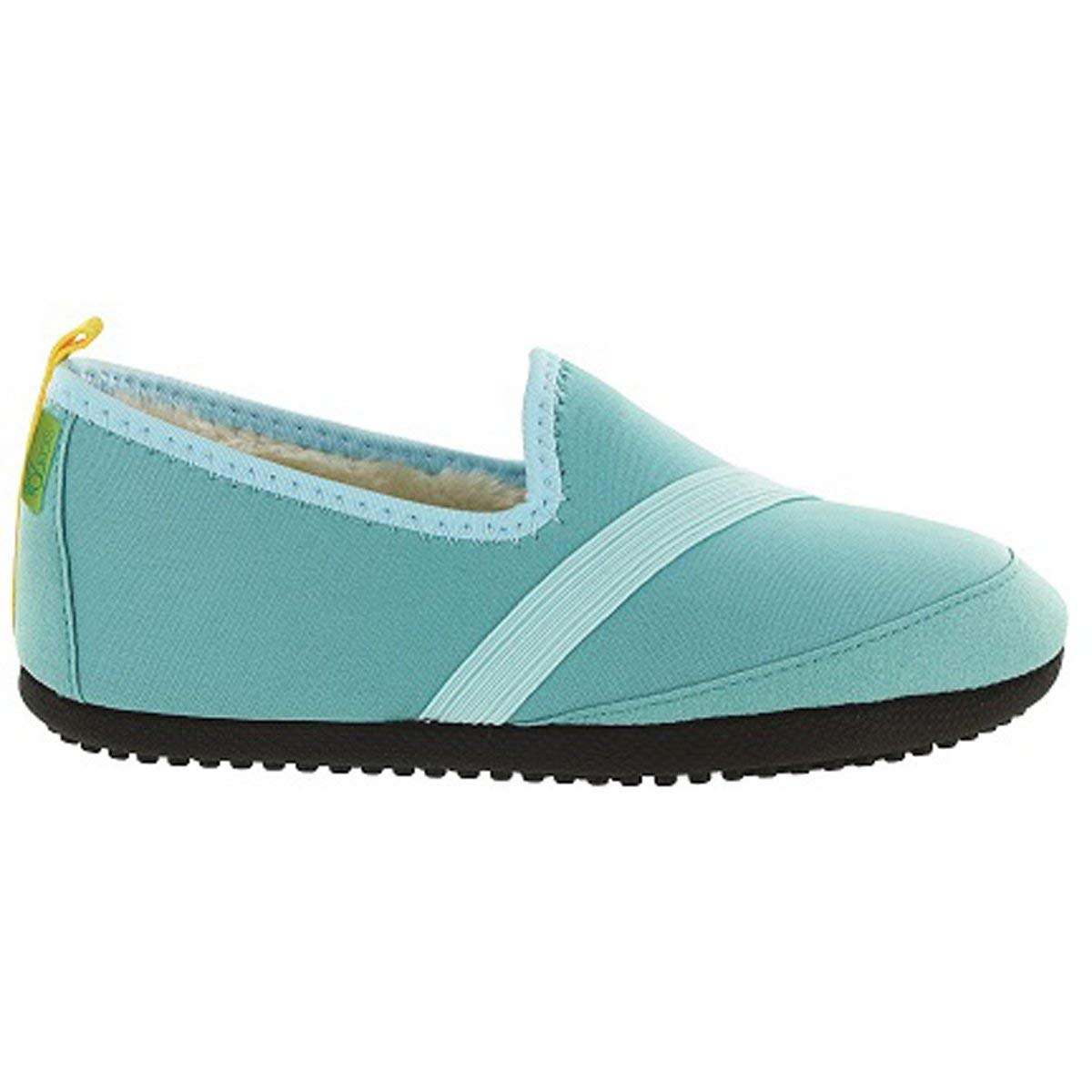 FITKICKS Active Slippers for Women (Small: 5.5-6.5, Turquoise)