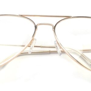 Outray Classic Aviator Metal Frame Clear Lens Glasses 2167c2 Gold