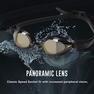 Speedo Unisex-Adult Swim Goggles Speed Socket 2.0, Vapor Mirrored