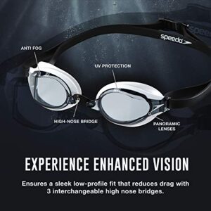 Speedo Unisex-Adult Swim Goggles Speed Socket 2.0, Vapor Mirrored