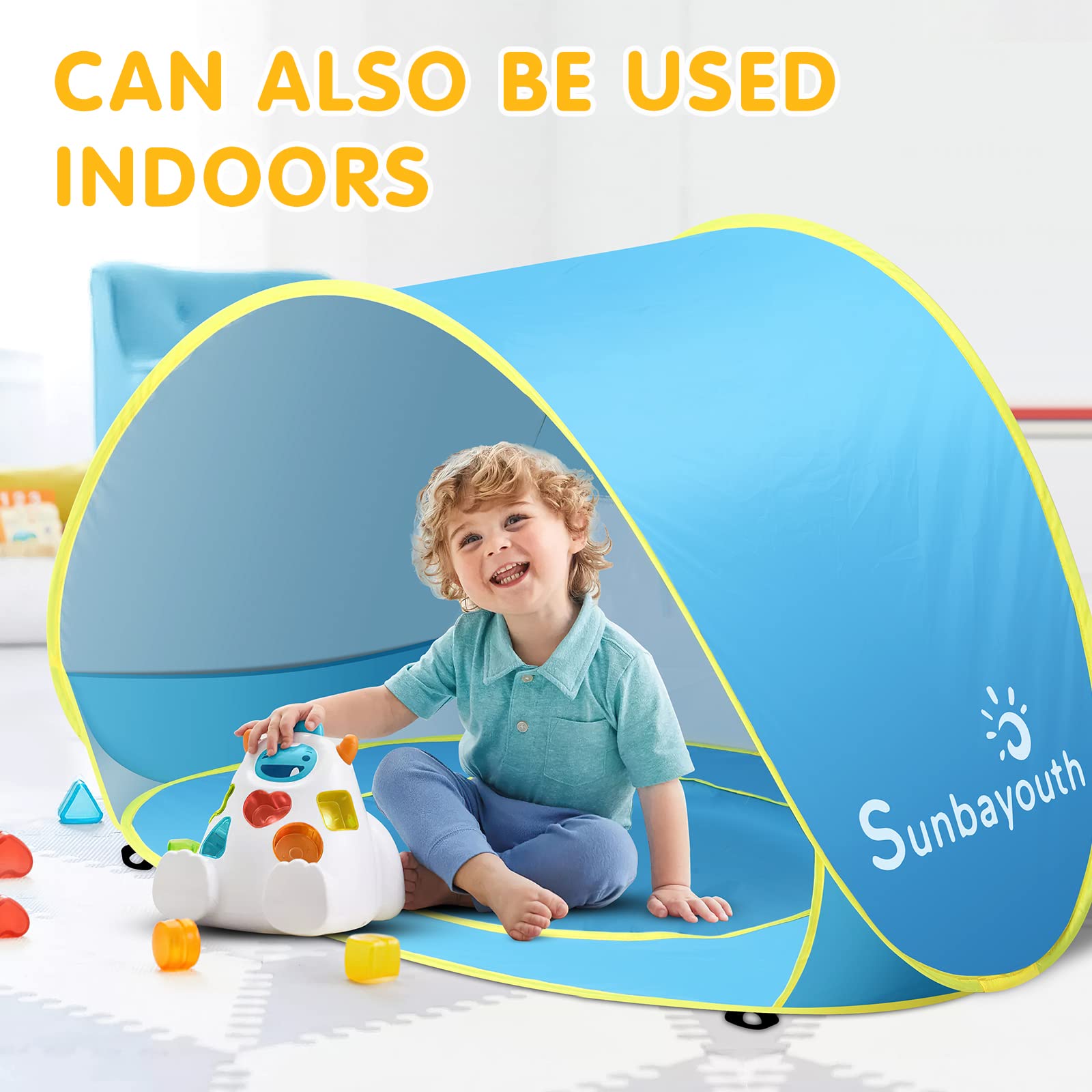 Sunba Youth Baby Pool Tent, UV Protection Infant Pop Up Sun Shelters Shade