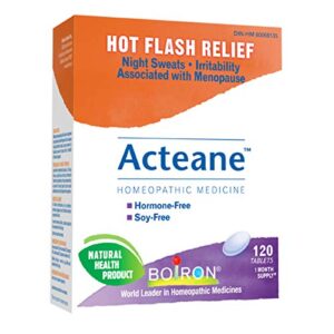 boiron hot flashes acteane, 120 ct