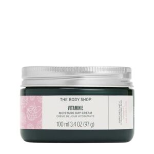 the body shop vitamin e moisture cream – fast absorbing – hydrates, moisturizes and protects – for all skin types – 3.4 oz