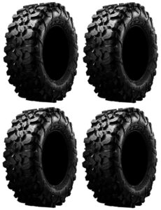 full set of maxxis carnivore radial (8ply) atv tires 30x10-14 (4)