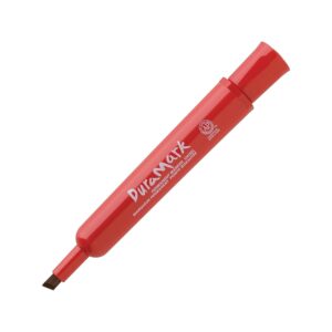 STAPLES Duramark™Permanent Markers, Chisel Tip, Red, Dozen