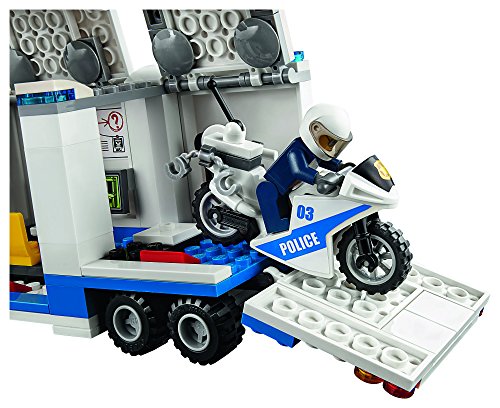 LEGO City Police Mobile Command Center Truck 60139 Building Toy, Action Cop Motorbike and ATV Play Set for Boys and Girls Aged 6 to 12 (374 Pieces)