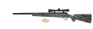 new-ray real camo single barrel with scope, green