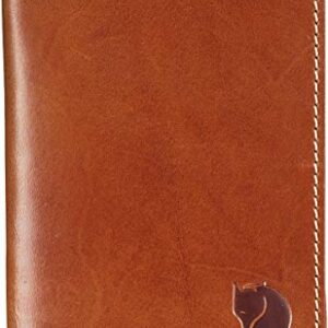 Fjallraven Men's Passport Wallet, Leather Cognac, One Size