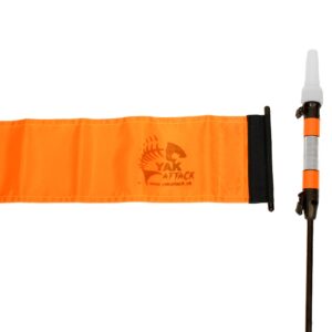 YakAttack VISIPole II GearTrac Ready Light with Flag (V2FM+FPG)