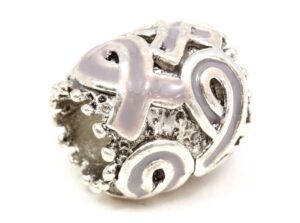 gray multi ribbon awareness charm fits pandora style bracelets