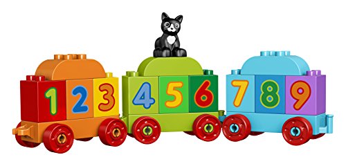 LEGO DUPLO My First Number Train 10847 Learning and Counting Train Set Building Kit and Educational Toy for 2-5 Year Olds (23 Pieces)