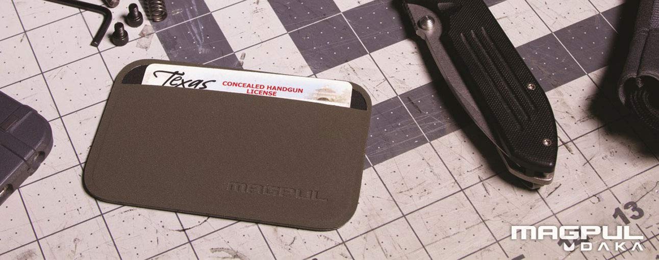 Magpul DAKA Essential Tactical Slim Minimalist unisex-adult Polymer Credit Card Holder Travel Wallet EDC Gear, Stealth Gray