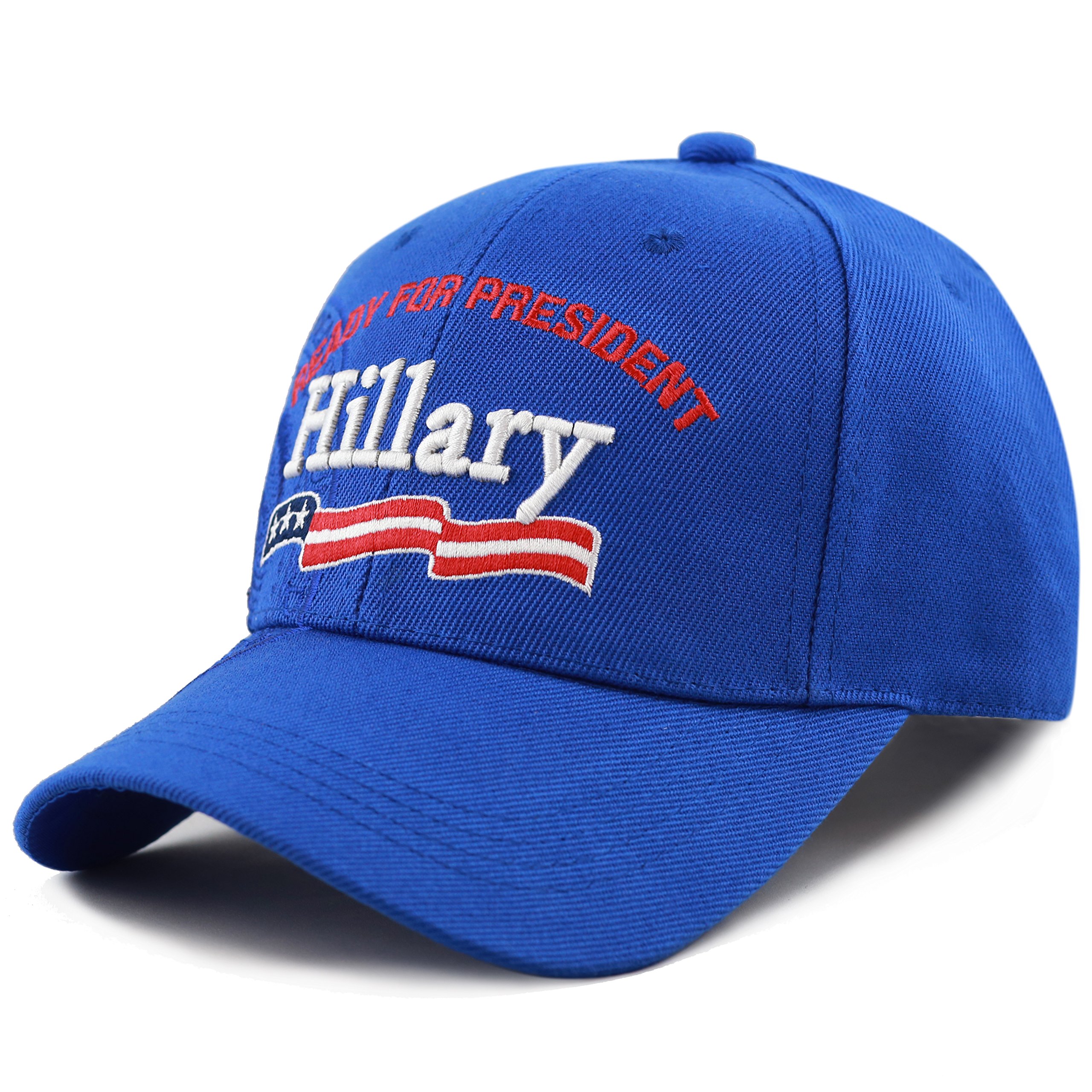 The Hat Depot Exclusive 3D Hillary Ready for President President Seal Cap (Royal)