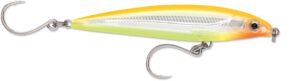 x-rap long cast shallow 12 bone chartreuse