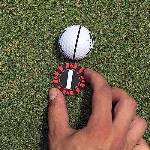 Odyssey Straight Shot Putt Golf Ball Marker Stencil Alignment Tool