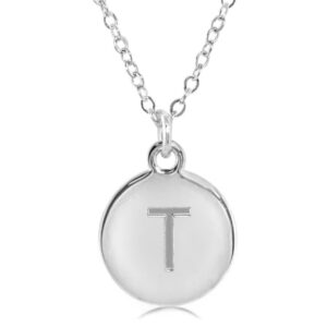 Weiss Monogram Necklace - with Crystal and Signature on Reverse, 18"-21" (T)