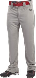 rawlings | launch series full length baseball pants | youth x-large | grey